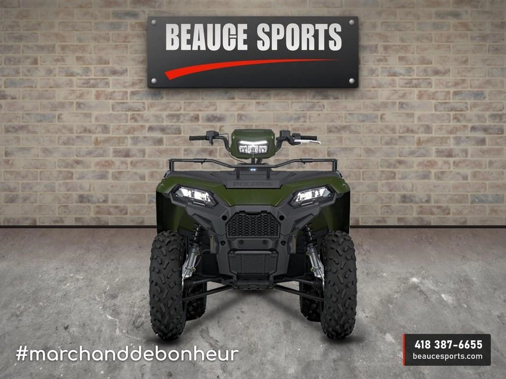 2027 Polaris Sportsman 600 - Sage Green Vtt Chasse Bois 4×4 Mid-size Puissant Abordable Travail Léger Ferme Transport Sentier Randonnée Solo Outlander Kodiak Foreman Kingquad Alterra alt