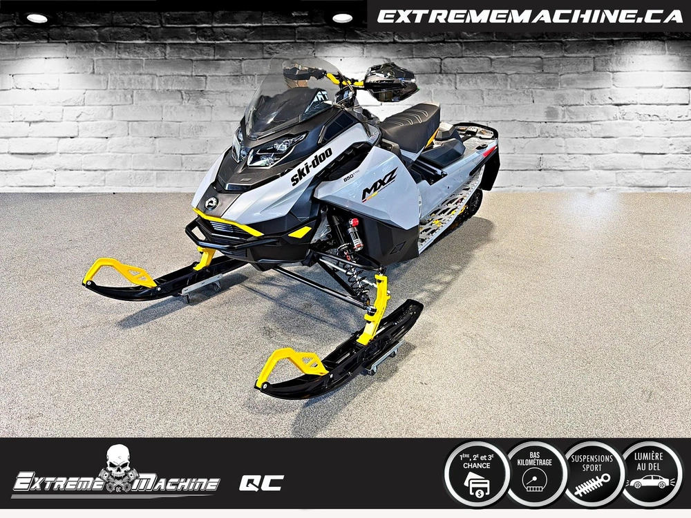 Skidoo Mxz® Adrenaline 850 Avec Ensemble Blizzard Seulement 1006km - Comme Neuf!!! 2025
