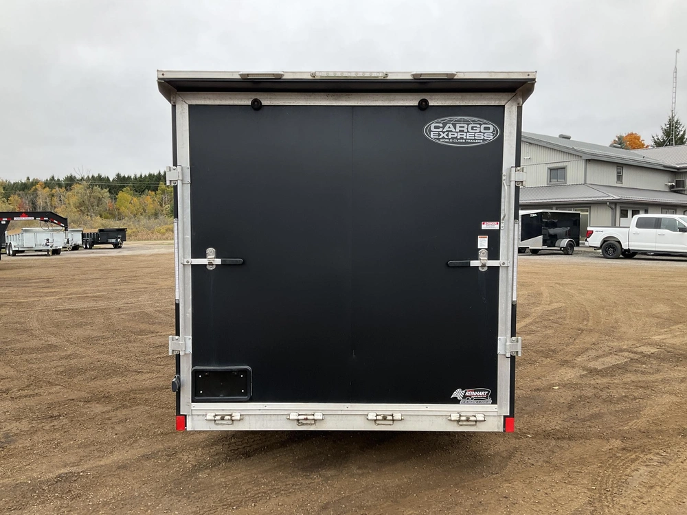 2022 Cargo Express 7x22 Plus V-nose All Aluminum Snowmobile Trailer