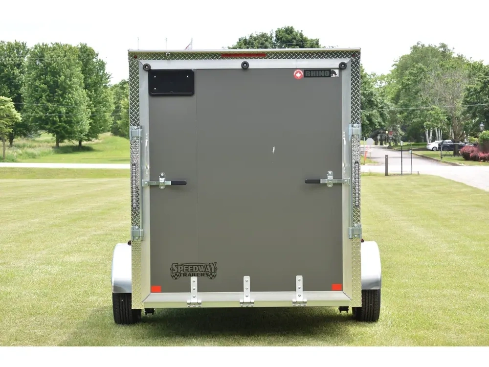 2027 Rhino Galvanized Enclosed 6' X 10'