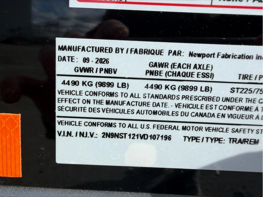 2027 Newport Galv714ta3 Porte Double