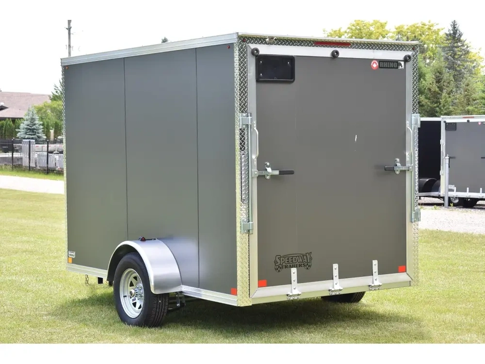 2027 Rhino Galvanized Enclosed 6' X 10'