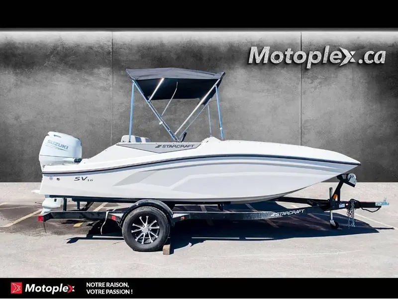 2025 Starcraft Sv 16 Ob 75hp Deck Boat Bateau Ponté Element E16 Bayliner