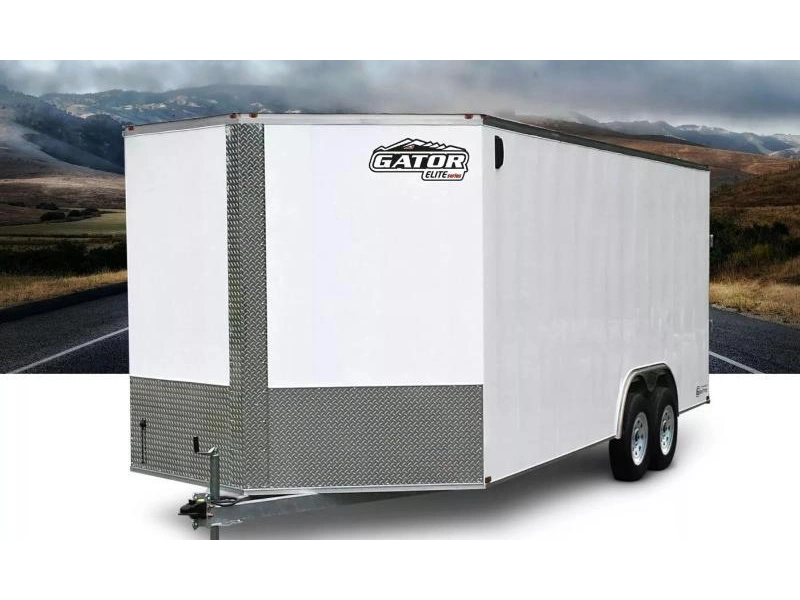2024 Gator Remorque Fermée Galvanisée Élite 8 5 X 20 10000lbs