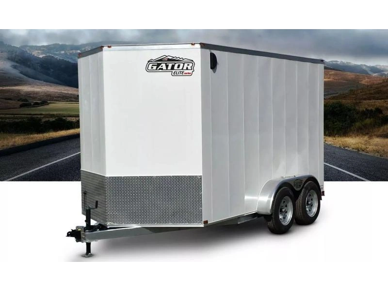 2024 Gator Remorque Fermée Galvanisée Élite 6 X 12 7000lbs