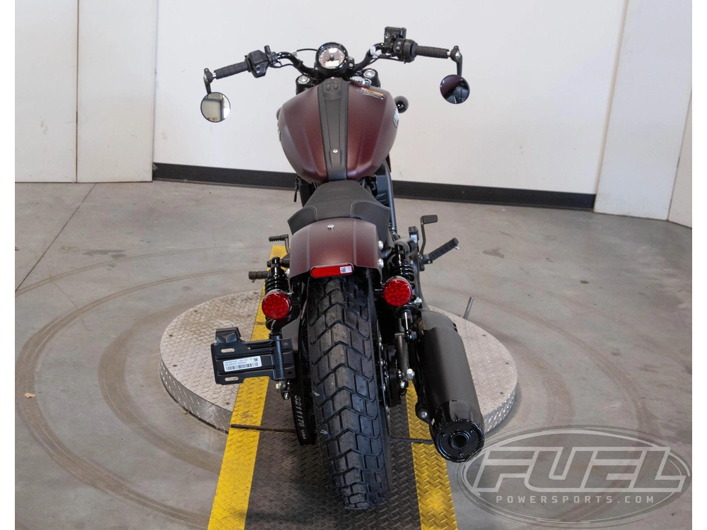 2026 Indian Motorcycle Scout Bobber- Maroon Metallic Smoke