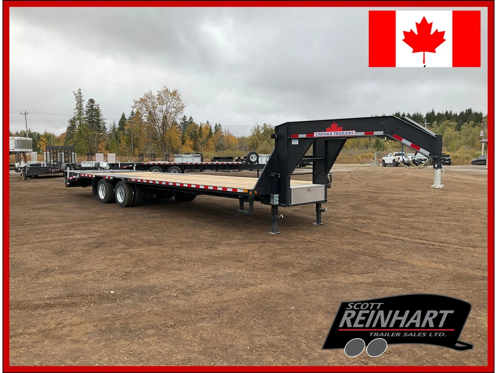 2027 Canada Trailers 8.5x32 15 Ton Deckover Gooseneck Equipment Trailer