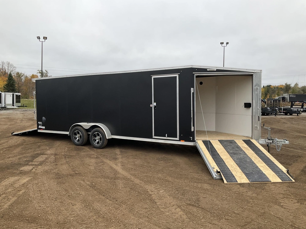2022 Cargo Express 7x22 Plus V-nose All Aluminum Snowmobile Trailer