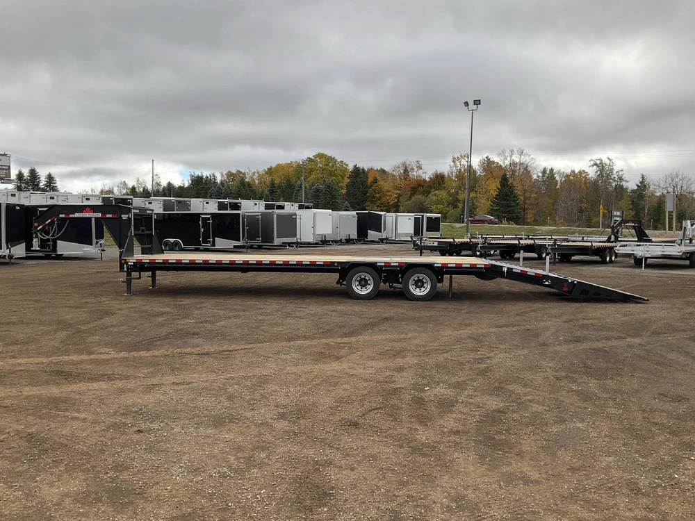 2027 Canada Trailers 8.5x32 15 Ton Deckover Gooseneck Equipment Trailer