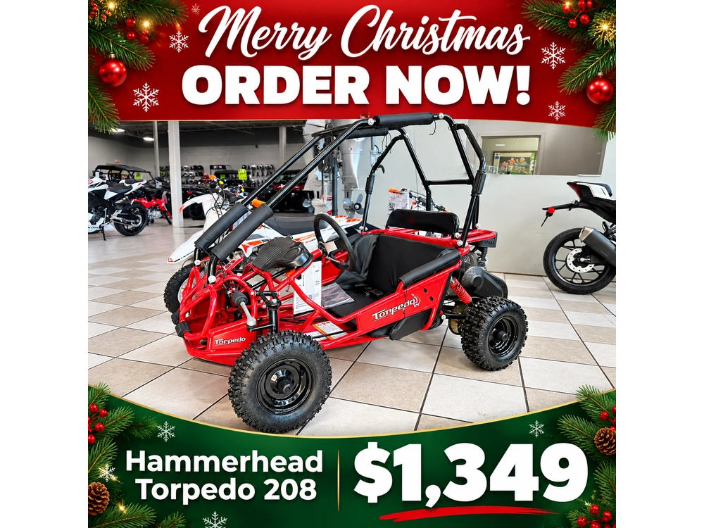 2026 Hammerhead Off-road Torpedo 208 Red
