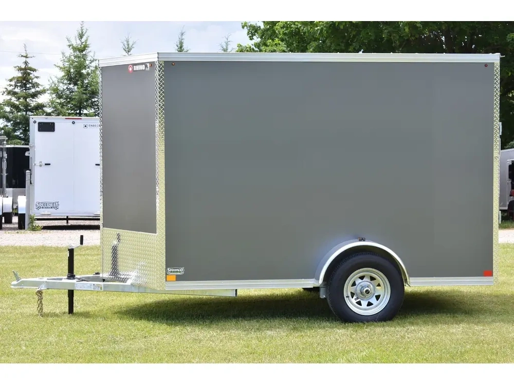2027 Rhino Galvanized Enclosed 6' X 10'