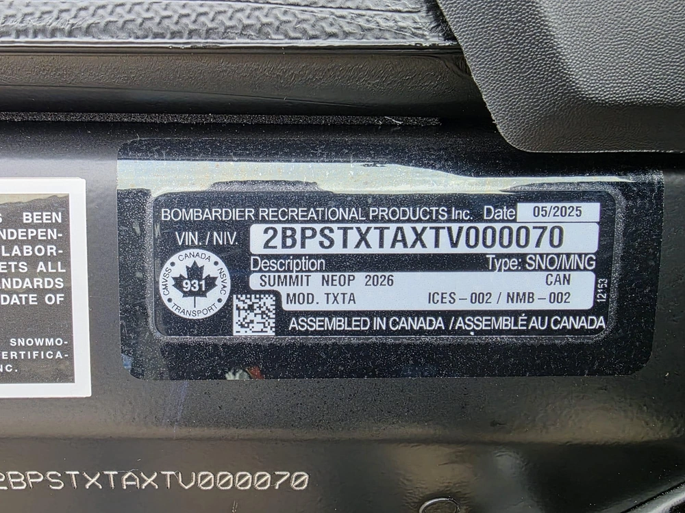 2026 Ski-doo Summit Neo+ 600 Efi