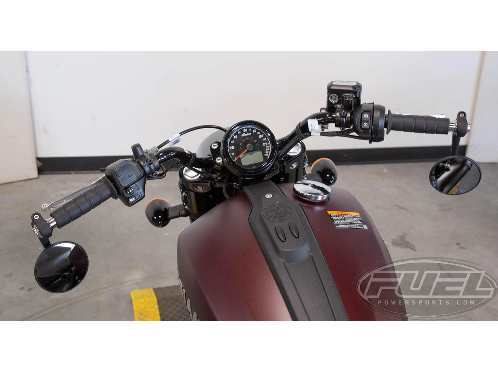 2026 Indian Motorcycle Scout Bobber- Maroon Metallic Smoke
