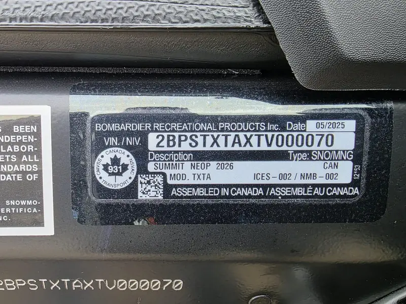 2026 Ski-Doo SUMMIT NEO+ 600 EFI