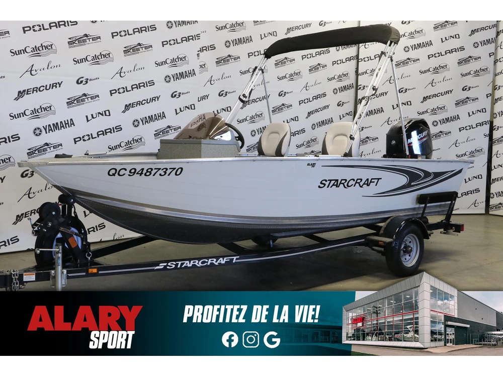 Starcraft Patriot Dlx 16 Sc + Mercury 40 Hp 2023