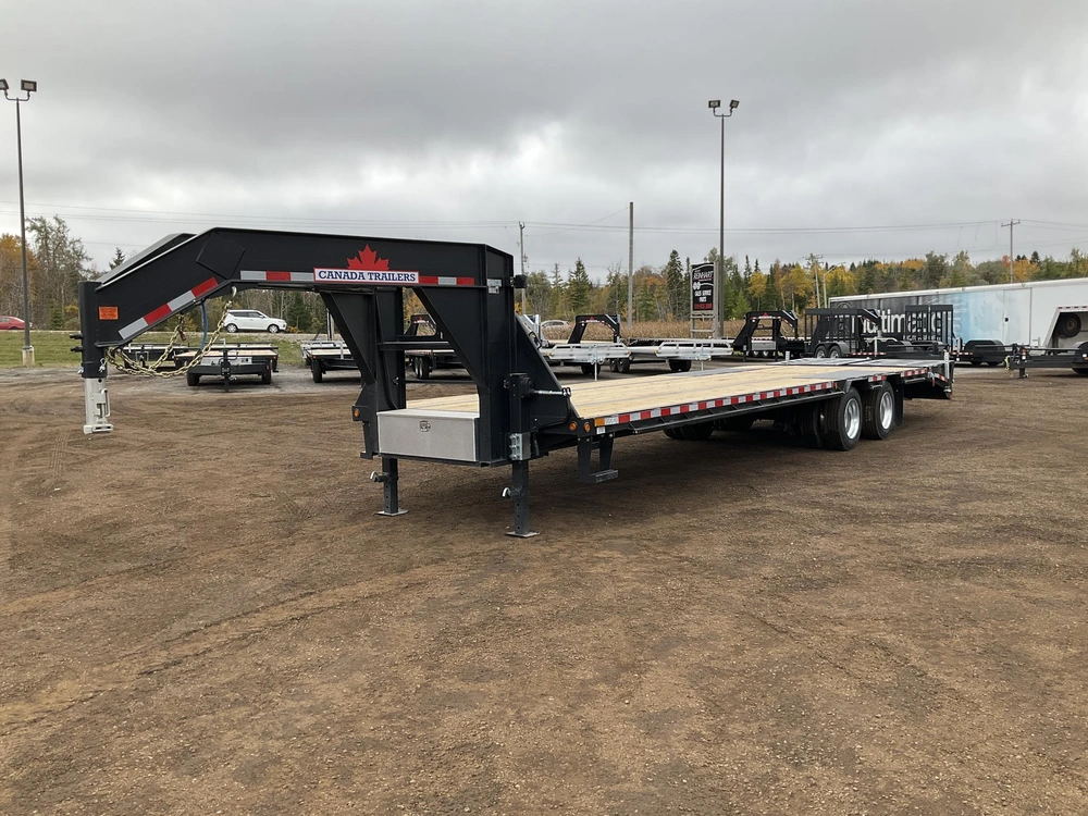2027 Canada Trailers 8.5x32 15 Ton Deckover Gooseneck Equipment Trailer