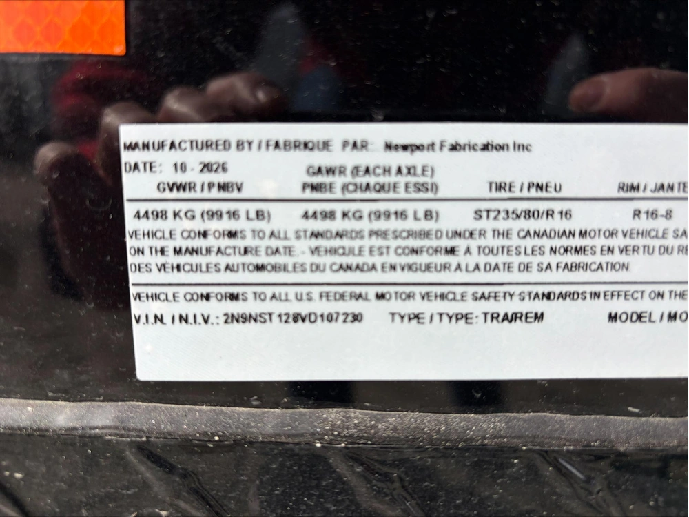 Newport Galv8524ta3 Porte Rampe 2027