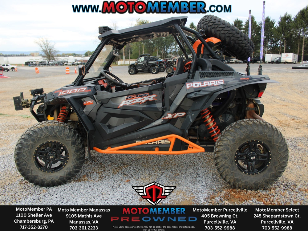 2018 Polaris Rzr Xp 1000 Eps High Lifter Edition