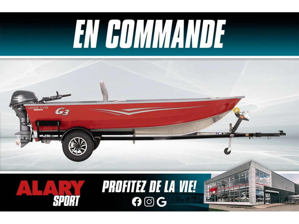 2027 G3 Boats Guide V150t + Yamaha 25 Hp