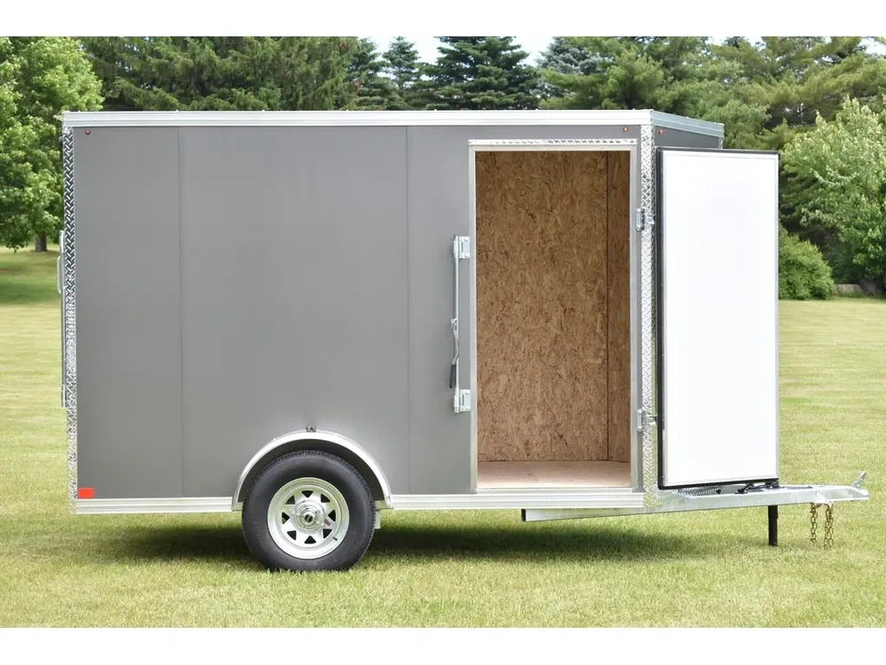 2027 Rhino Galvanized Enclosed 6' X 10'