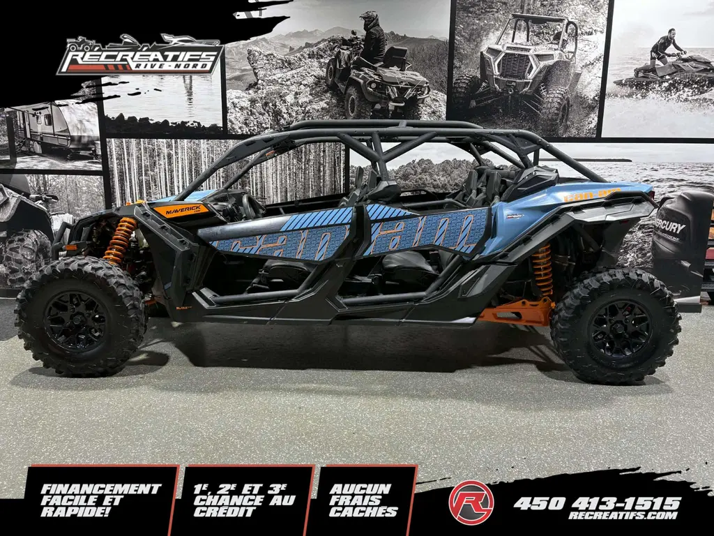2025 Can-Am MAVERICK X3 MAX DS TURBO **4 PLACES SPORTIF!!**