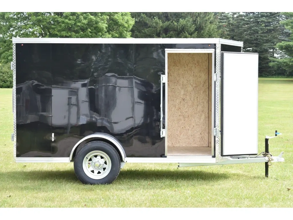 2026 Rhino Galvanized Enclosed 5' X 10' Sa Ramp