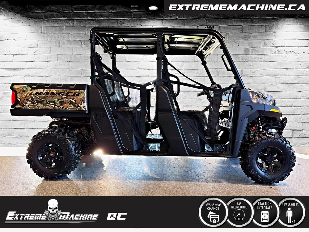 Polaris Ranger Crew Sp 570 Premium Camo Eps Seulement 3645km - Très Propre!!! 2022