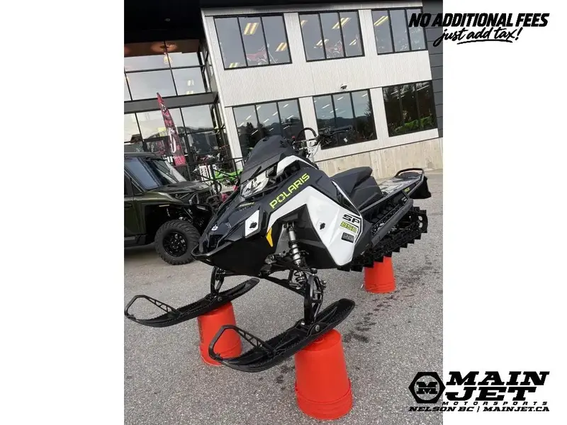 2026 Polaris 850 RMK SP 155 850 155 - White Lightning / Gloss Black / Neon