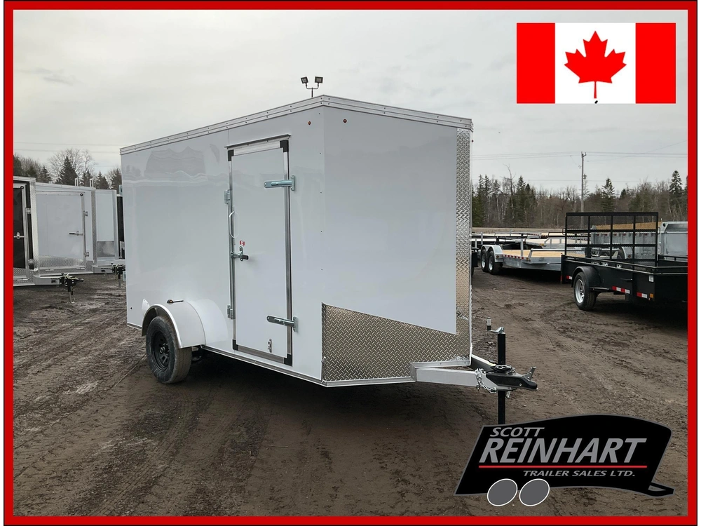 2027 Xcel Trailers 6x12 Plus V-nose All Aluminum Cargo Trailer