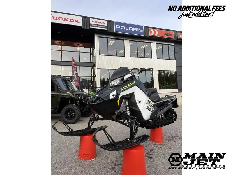2026 Polaris 850 RMK SP 155 850 155 - White Lightning / Gloss Black / Neon