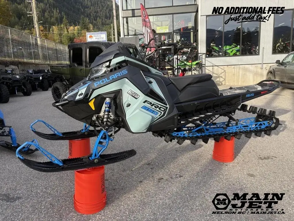 2026 Polaris 850 RMK PRO 165 3.25" - Hemlock Blue / Black / Velocity Blue