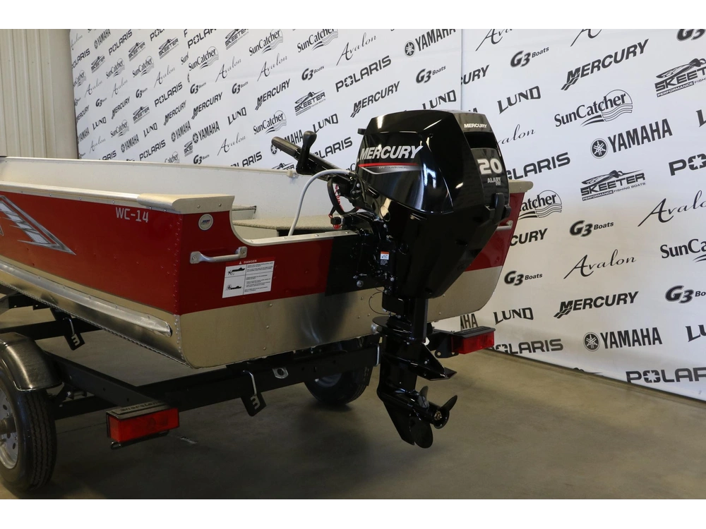 Lund Wc-14 (15")+ Mercury 20 Hp 2025