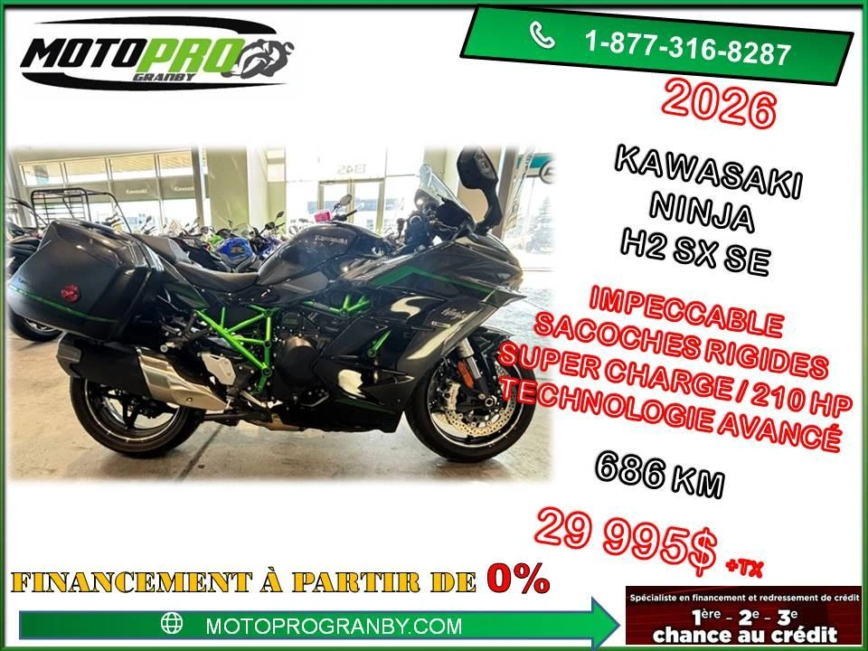 Kawasaki Ninja H2 Sx Se H2 Sx Se Ninja H2sxse H2sx Sacoches Bas Km Full Garantie 2026