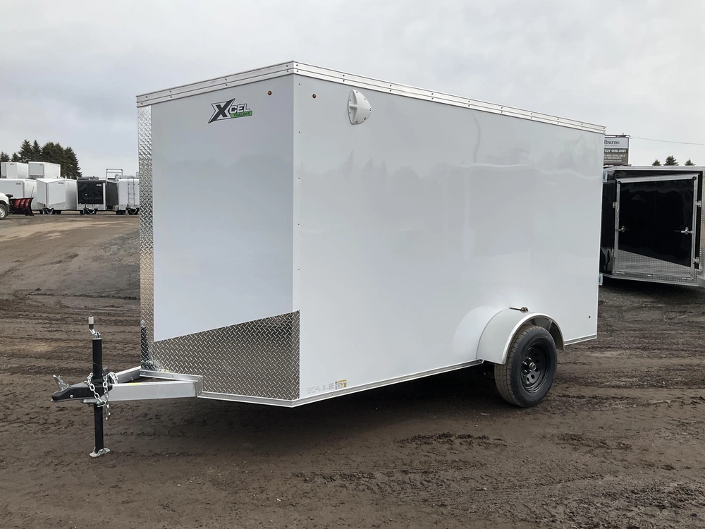 2027 Xcel Trailers 6x12 Plus V-nose All Aluminum Cargo Trailer