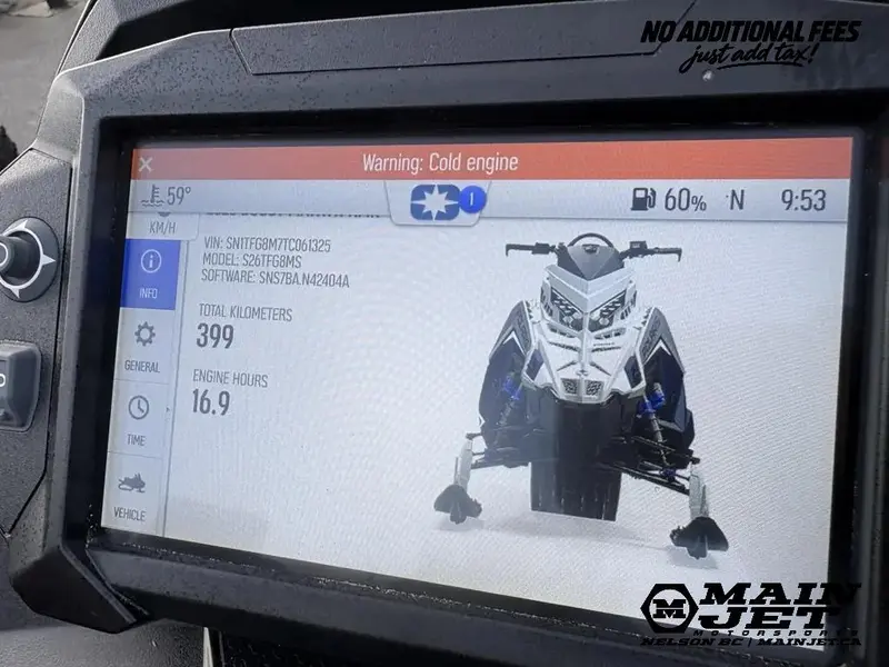 2026 Polaris BOOST RMK KHAOS 155 3.25" Boost - Hemlock Blue / Black / Velocity Blue