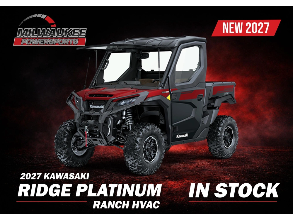 2027 Kawasaki Ridge Platinum Ranch Hvac