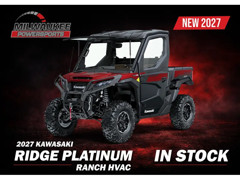 2027 Kawasaki Ridge Platinum Ranch Hvac