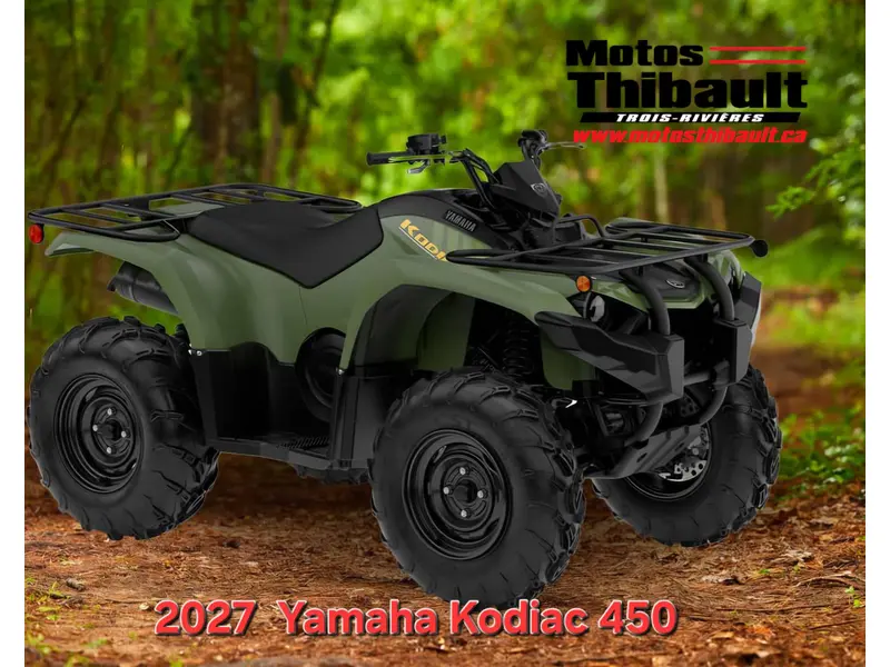 2027 Yamaha Kodiak 450