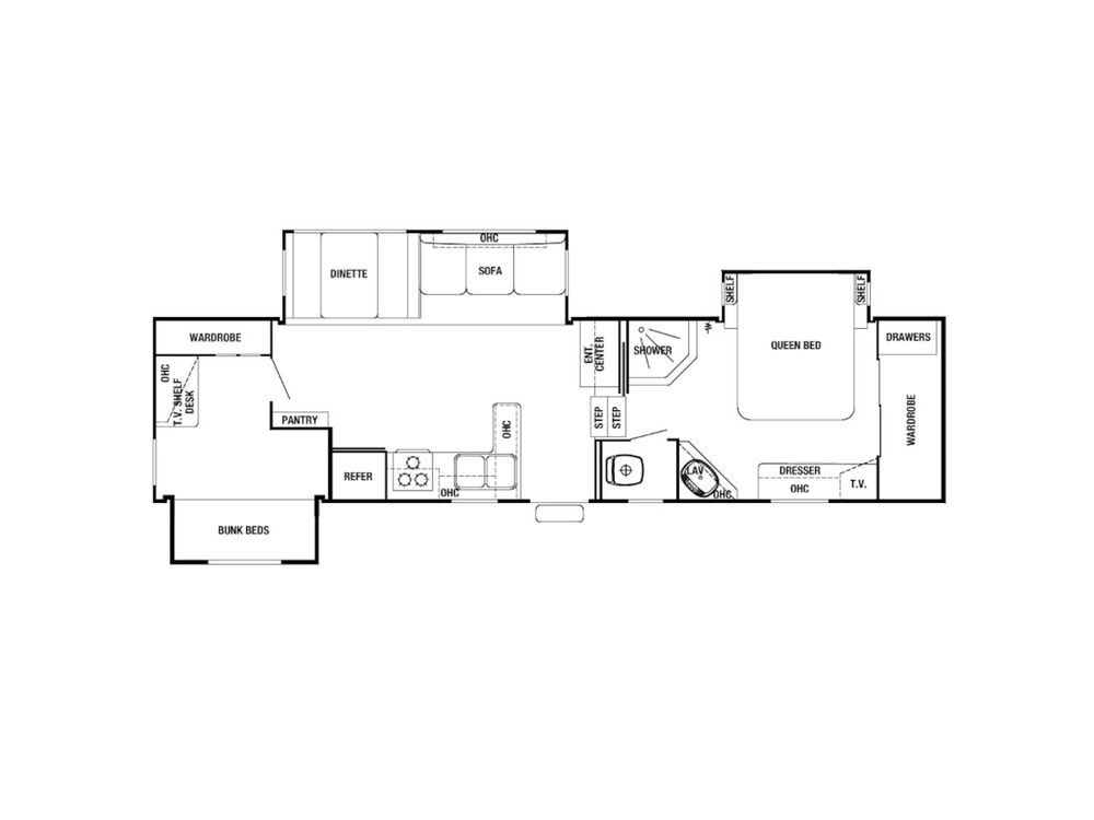 2008 Cedar Creek Cottage Silverback 33lbhts