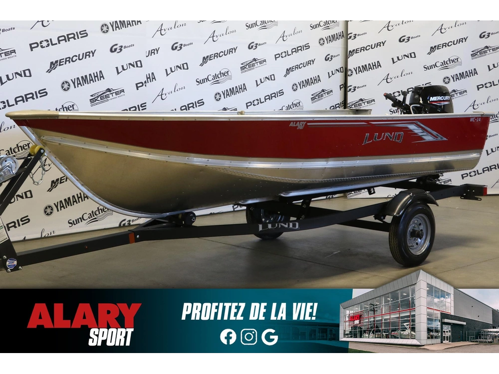 Lund Wc-14 (15")+ Mercury 20 Hp 2025