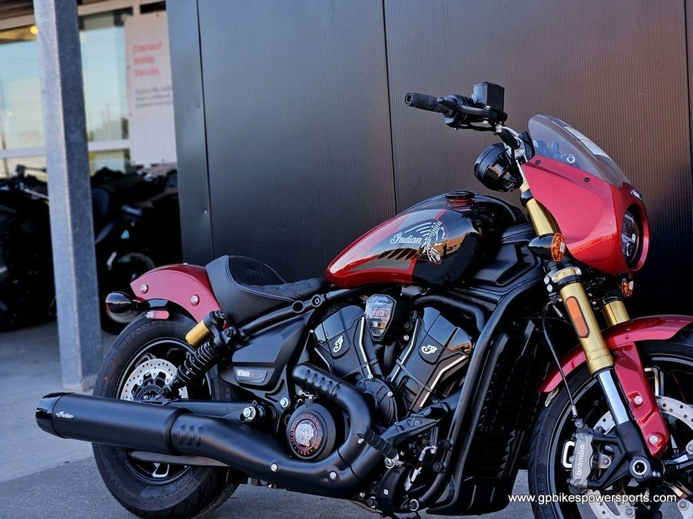 2026 Indian Motorcycle 101 Scout® Sunset Red Metallic