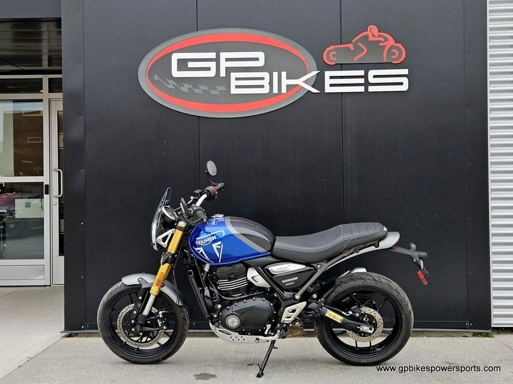 2024 Triumph Speed 400 Caspian Blue / Storm Grey