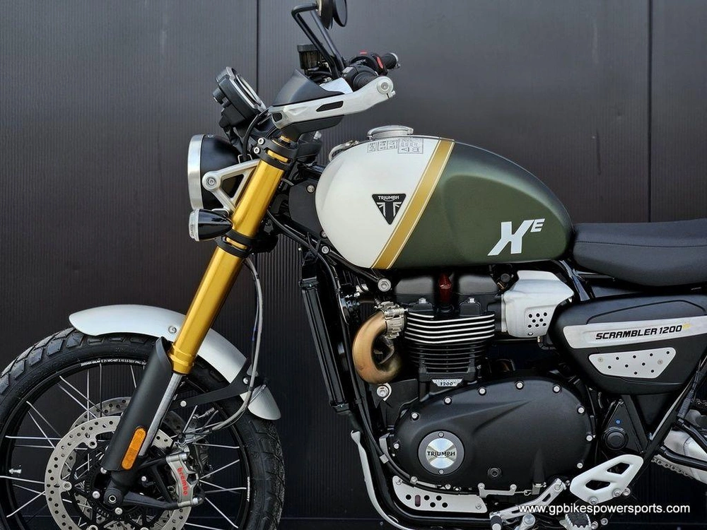 2026 Triumph Scrambler 1200 Xe Matte Khaki Green