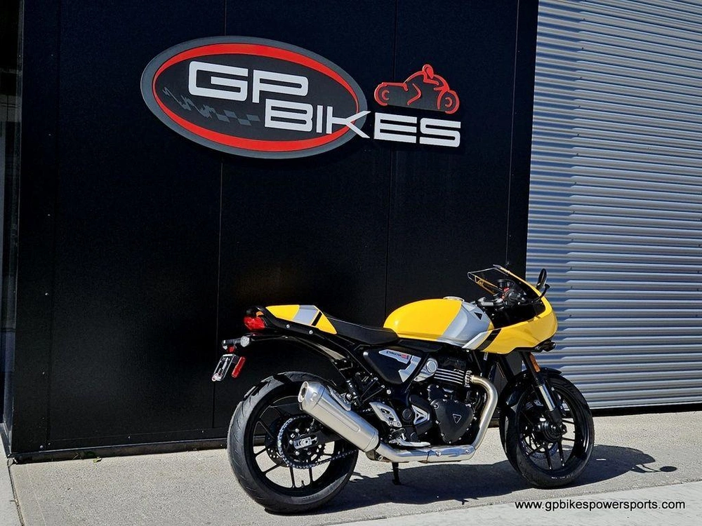 2026 Triumph Thruxton 400 Yellow/silver
