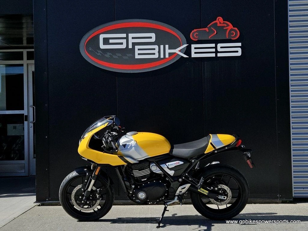 2026 Triumph Thruxton 400 Yellow/silver