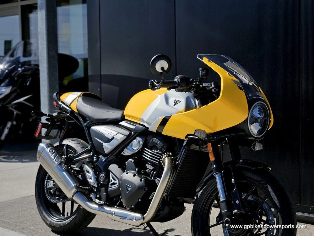 2026 Triumph Thruxton 400 Yellow/silver