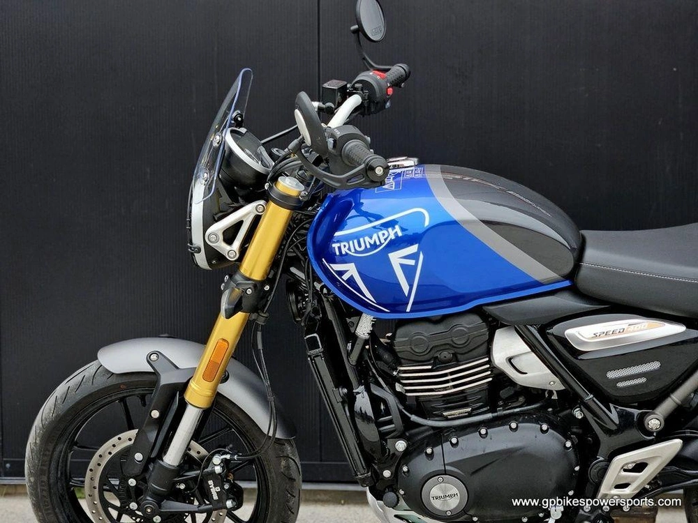 2024 Triumph Speed 400 Caspian Blue / Storm Grey