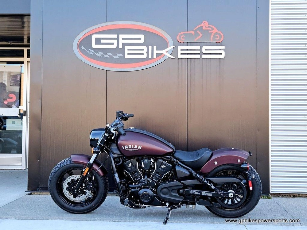 2026 Indian Motorcycle Scout® Bobber Maroon Metallic Smoke