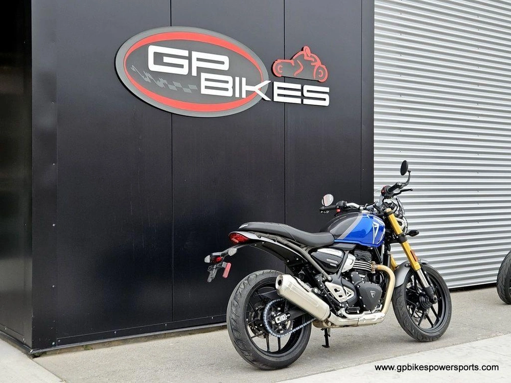 2024 Triumph Speed 400 Caspian Blue / Storm Grey