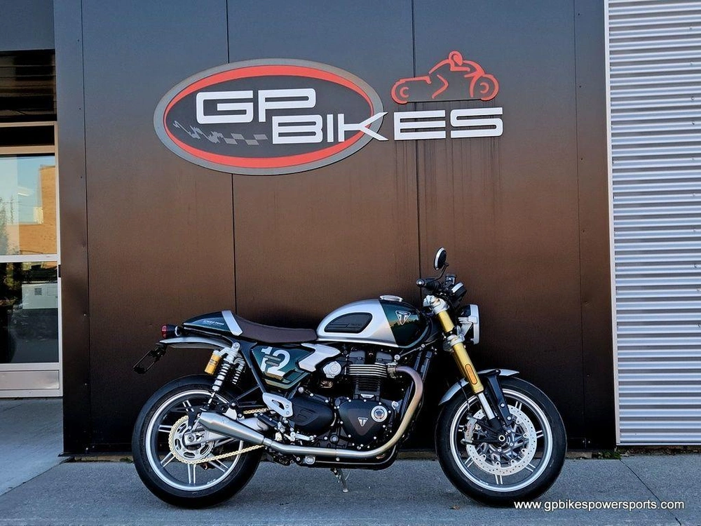 2027 Triumph Speed Twin 1200 Cafe Racer Aluminium Silver/competition Green